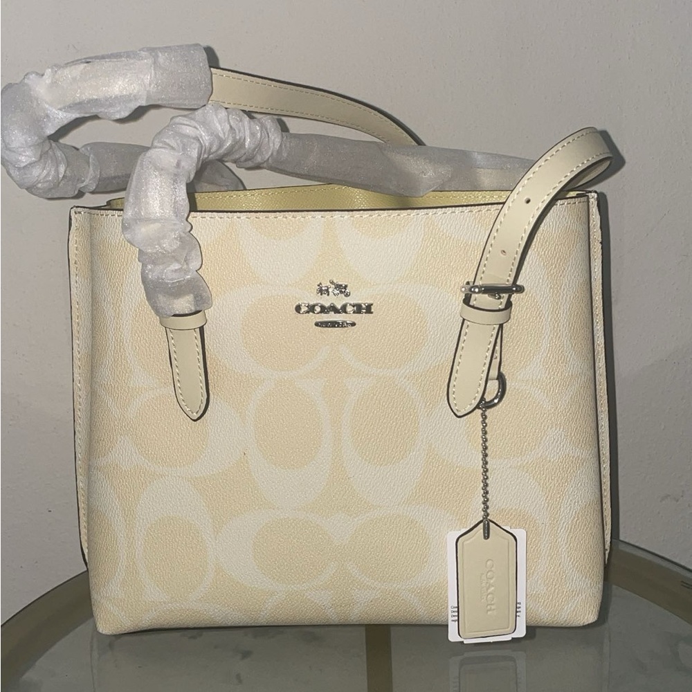 Coach Yellow Signature Tote
